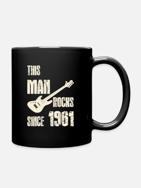 Cet homme bascule depuis 1961, chemise d’anniversaire - Mug uni - noir