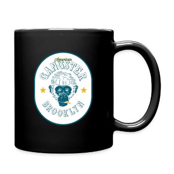 Brooklyn Gangster - Tasse einfarbig - Schwarz - Rechts