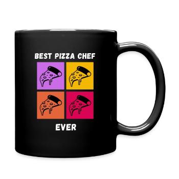 Best Pizza chef ever Gift Idea - Full Colour Mug - black - Right