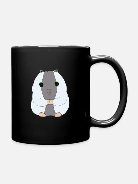 Hamster, Bindung Mensch & Tier, Valentinstag - Tasse einfarbig - Schwarz