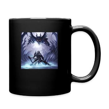 Fantasy Artwork Design 1 - Tasse einfarbig - Schwarz - Rechts