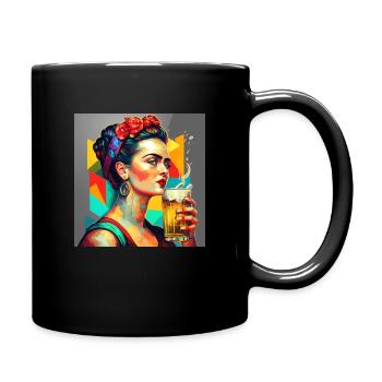 T shirt - Mug uni - noir - Droite