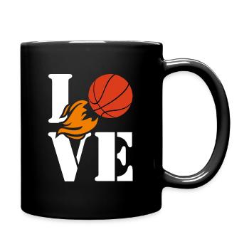 Amateur de basketball - Mug uni - noir - Droite