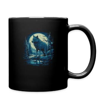 Mythe du chien-loup-garou, Cerberus, Hellhound - Mug uni - noir - Droite