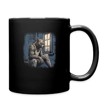 Mythe du chien-loup-garou, Cerberus, Hellhound - Mug uni - noir - Droite