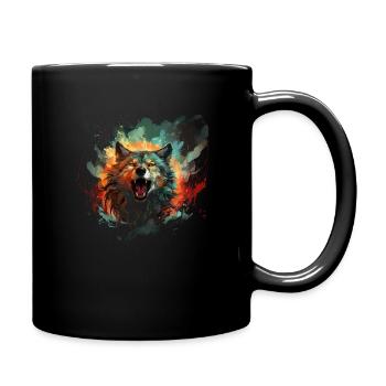 Mythe du chien-loup-garou, Cerberus, Hellhound - Mug uni - noir - Droite