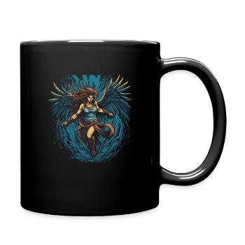 Monster Monster Demon Devil Vampire Guhl Zombie - Full Colour Mug - black - Right