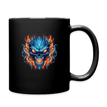 Monster Monster Demon Devil Vampire Guhl Zombie - Full Colour Mug - black - Right