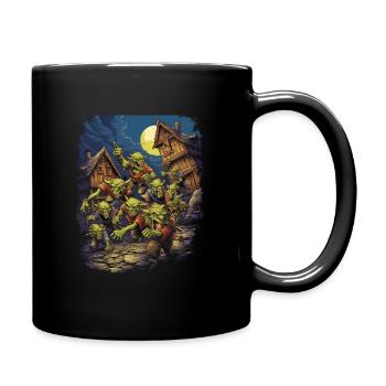 Monster Monster Demon Devil Vampire Guhl Zombie - Mug uni - noir - Droite
