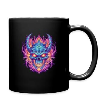 Monster Monster Demon Devil Vampire Guhl Zombie - Full Colour Mug - black - Right
