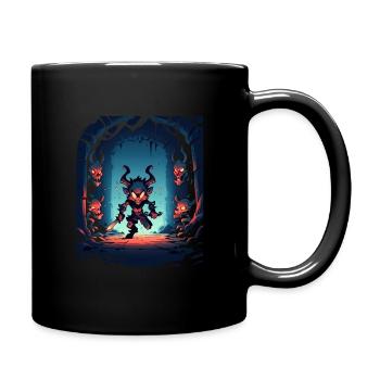 Monster Monster Demon Devil Vampire Guhl Zombie - Mug uni - noir - Droite