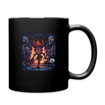 Monster Monster Demon Devil Vampire Guhl Zombie - Mug uni - noir - Droite
