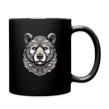 Bär Natur Umwelt Umweltschutz Tier Nacht Klima - Tasse einfarbig - Schwarz - Rechts