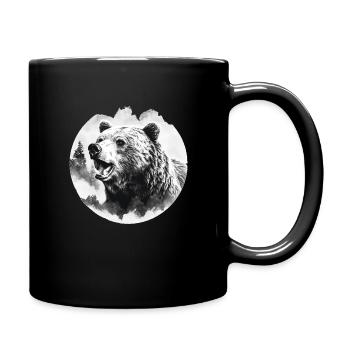 Ours, nature, environnement, protection de - Mug uni - noir - Droite
