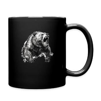Ours, nature, environnement, protection de - Mug uni - noir - Droite