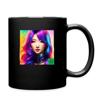 Mme Fantaisie - Mug uni - noir - Droite
