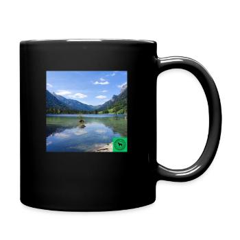 Hintersee - Tasse einfarbig - Schwarz - Rechts