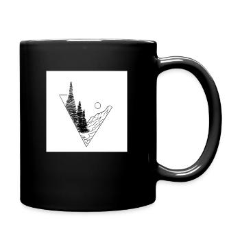 Nature - Mug uni - noir - Droite