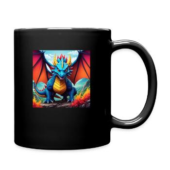 Untitled Project illustrationImage - Full Colour Mug - black - Right