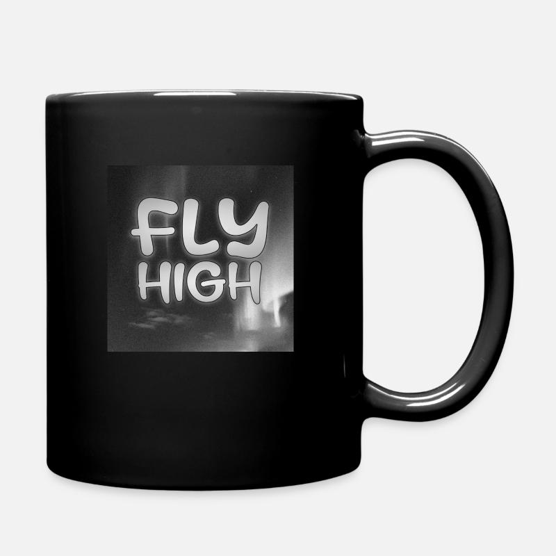 Fly high - Tasse einfarbig - Schwarz