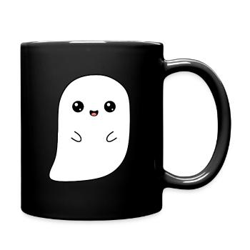 fantôme mignon - Mug uni - noir - Droite