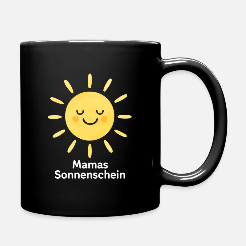 Mom's Sunshine - Full Colour Mug - black