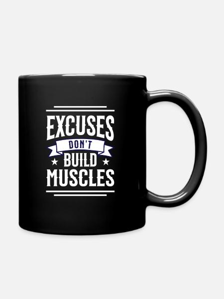 Don't excuse - Full Colour Mug - black