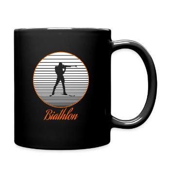 biathlon - Full Colour Mug - black - Right