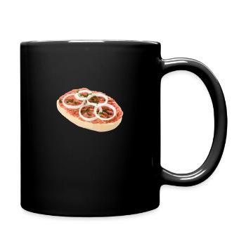 Funny Mettbrötchen With Onion For Butcher - Full Colour Mug - black - Right