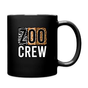 Zoo crew - Full Colour Mug - black - Right