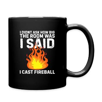 Fireball jeu de plateau Nerd Geek cadeau - Mug uni - noir - Droite