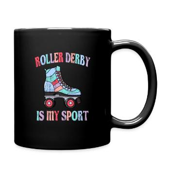 Le roller derby est mon sport - Mug uni - noir - Droite