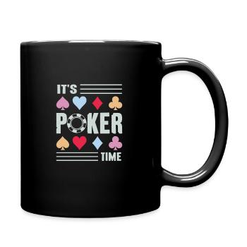 C’est Poker Time Poker Player - Mug uni - noir - Droite