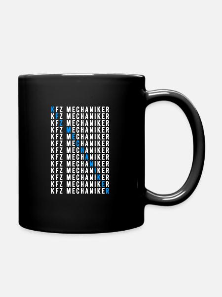 Kfz Mechaniker - Tasse einfarbig - Schwarz
