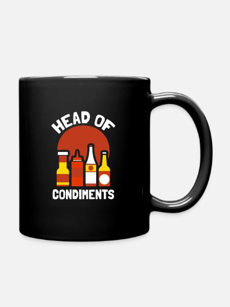 Head of Condiments - Tasse einfarbig - Schwarz