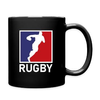 RUGBY RUGBY PLAYER - Full Colour Mug - black - Right