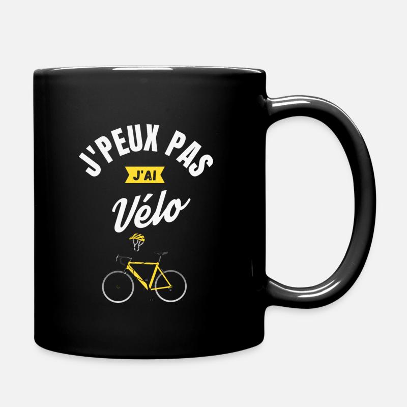 J Peux Pas J Ai Vélo - Mug uni - noir