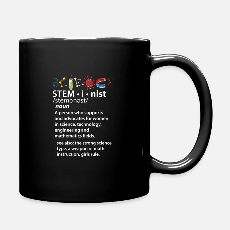 Definition Steminist - Tasse einfarbig - Schwarz