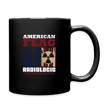 American Flag Radiologic Technologist - Tasse einfarbig - Schwarz - Rechts