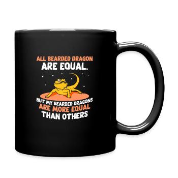 my Bearded Dragons are more equal than others - Tasse einfarbig - Schwarz - Rechts