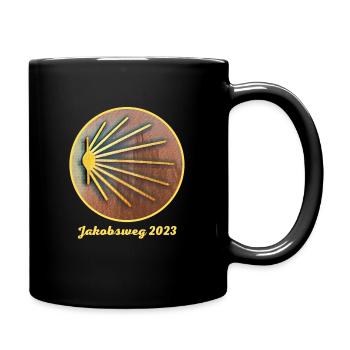 Way of St. James 2023 - Pilgrim Shell - Full Colour Mug - black - Right