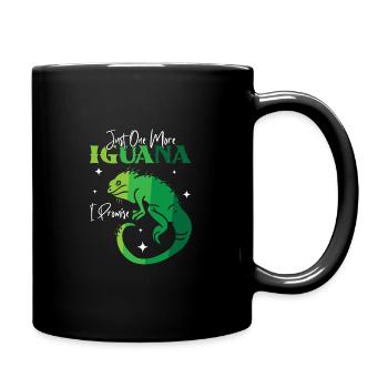 Love them. Spoil them. #Iguana - Tasse einfarbig - Schwarz - Rechts