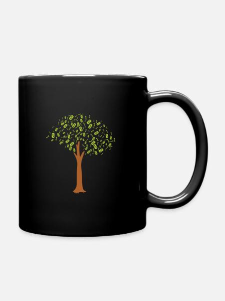 Binary Tree Admin Hacker Coder Programmierer - Tasse einfarbig - Schwarz
