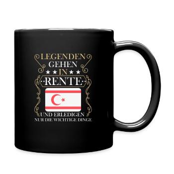 Rentner Rente Rentenbeginn Zypern - Tasse einfarbig - Schwarz - Rechts
