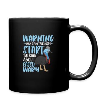 start talking about Cassowary - Tasse einfarbig - Schwarz - Rechts