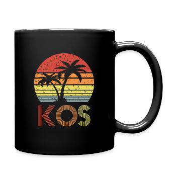 Kos - Full Colour Mug - black - Right