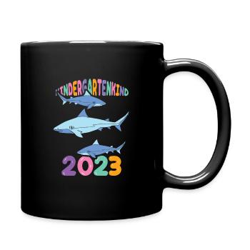 Hai Kita Kindergarten 2023 - Tasse einfarbig - Schwarz - Rechts