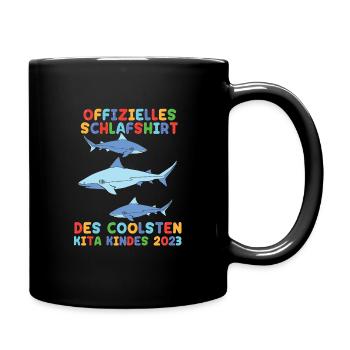 Hai Kita Kindergarten 2023 - Tasse einfarbig - Schwarz - Rechts