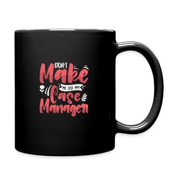 Birth Worker - Tasse einfarbig - Schwarz - Rechts