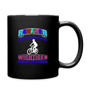 Pension de retraité Début de la retraite Cyclisme - Mug uni - noir - Droite